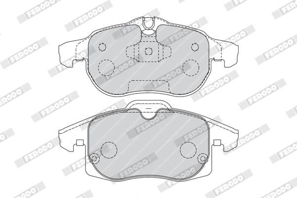 FERODO FDB1520 Brake Pad Set, disc brake
