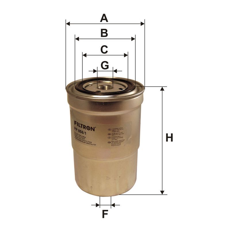 Kütusefilter, FILTRON PP 856, 1