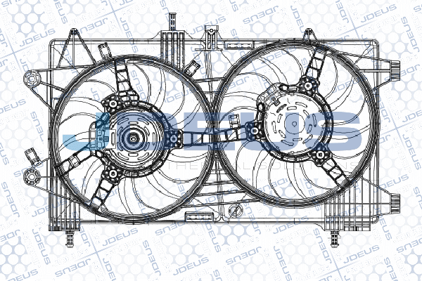 JDEUS ventilátor, motorhűtés EV848600