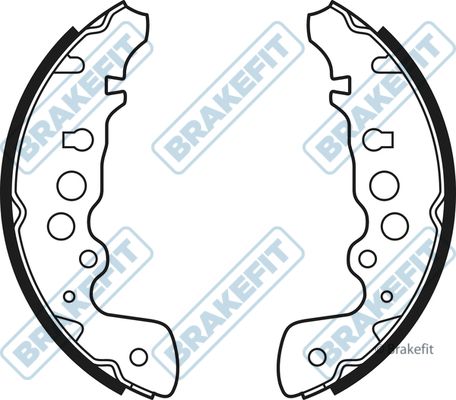 APEC Brake Shoe Set BSH1081