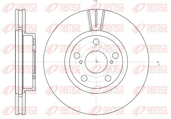 Гальмівний диск, Remsa 6577.10