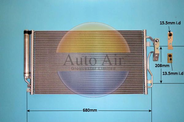 Auto Air Gloucester 16-0060 Condenser, air conditioning