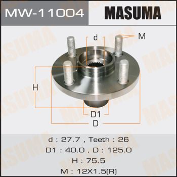 Комплект колісних підшипників, Masuma MW11004