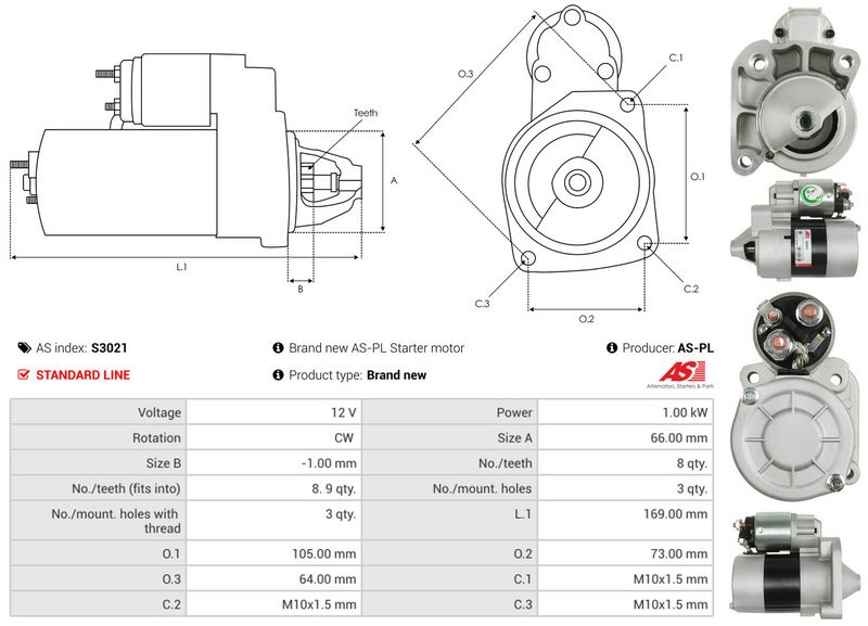 AS-PL S3021 Starter