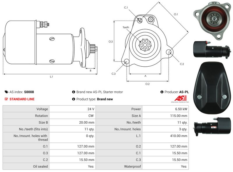 AS-PL S0008 Starter