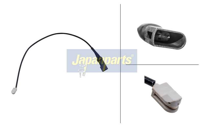 JAPANPARTS Įspėjimo kontaktas, stabdžių trinkelių susidėvėjimas