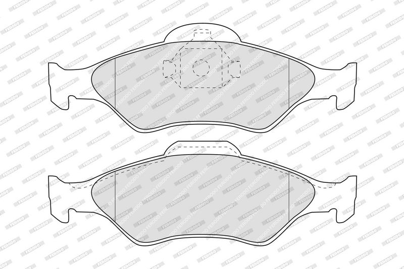 FERODO Plaquettes de frein à disque FDB1393
