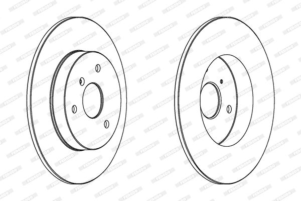 FERODO DDF1111C Brake Disc