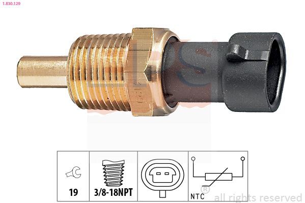 Sensor, temperatura del refrigerante