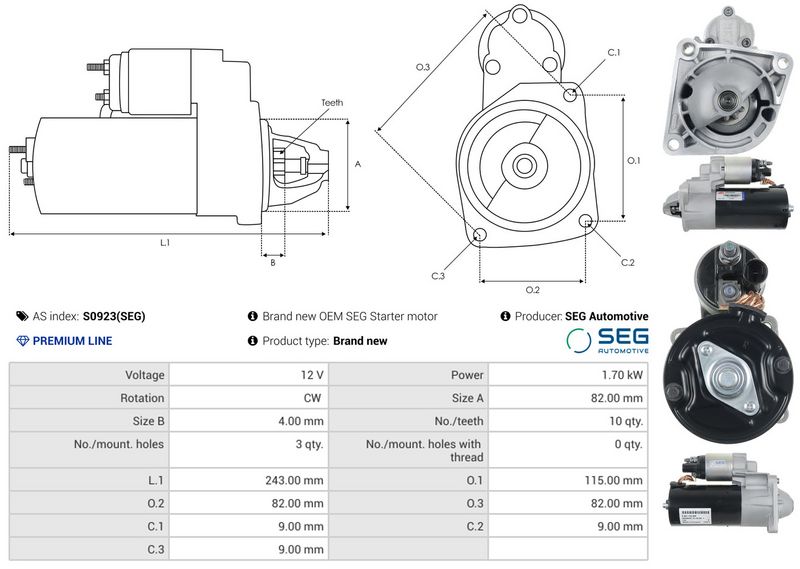 AS-PL S0923(SEG) Starter