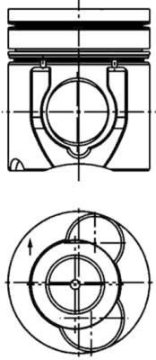Поршень KOLBENSCHMIDT