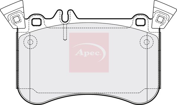 APEC Brake Pad Set, disc brake PAD2118