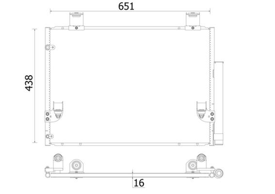 Product Image - Condensor, airconditioning - AC929000S - MAHLE