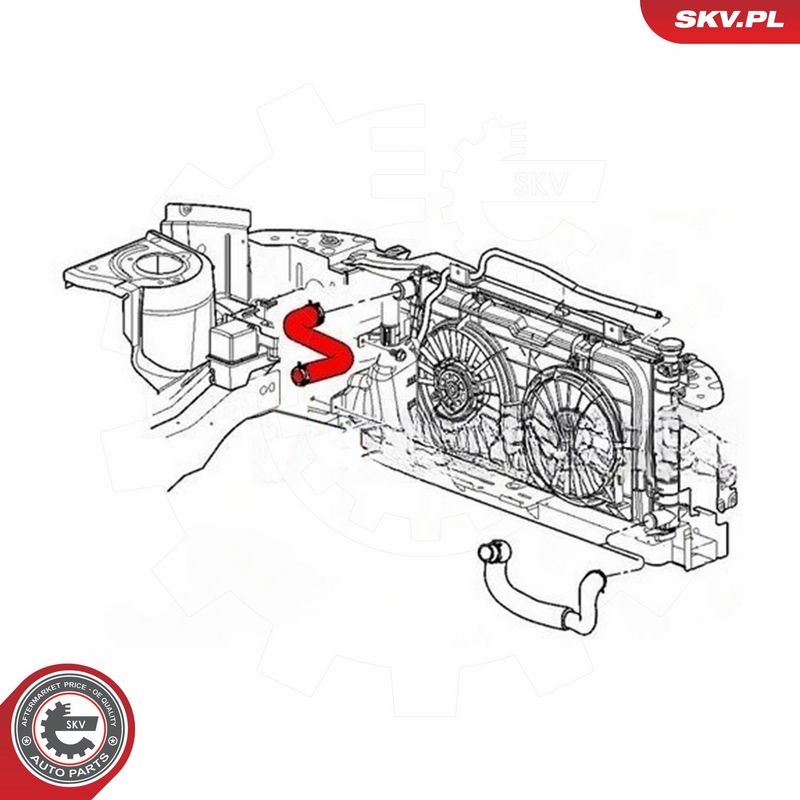 ESEN SKV 43SKV610 Coolant Pipe