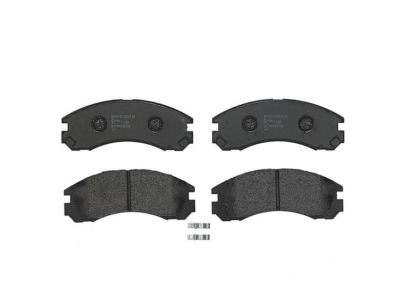 комплект спирачно феродо, дискови спирачки BREMBO