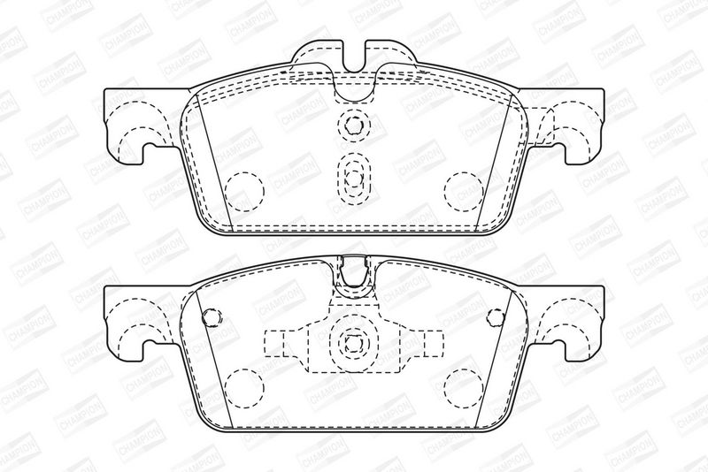 CHAMPION Plaquettes de frein à disque 573647CH