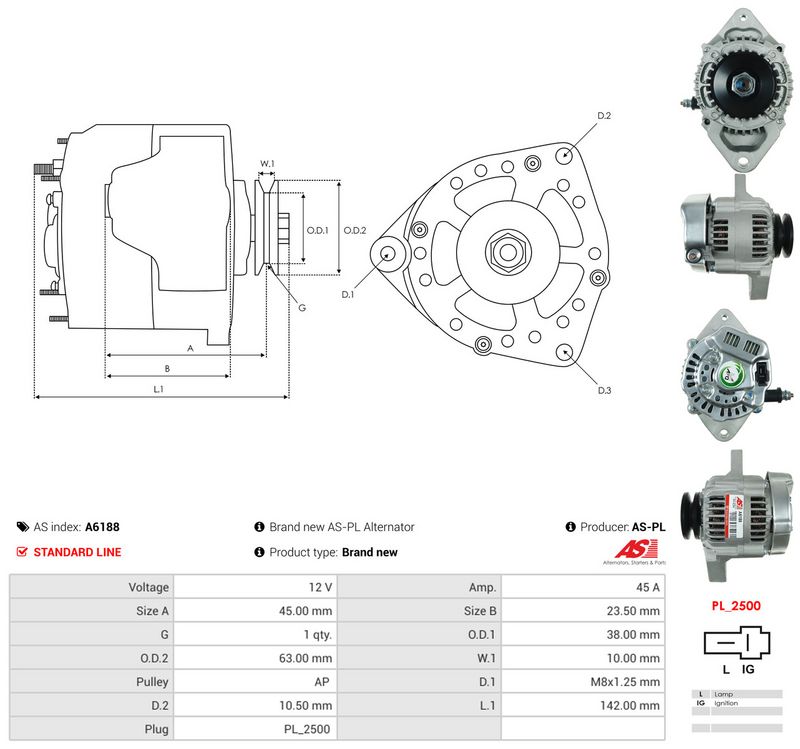 Generaator, AS-PL A6188