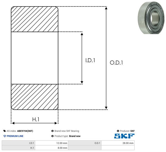 AS-PL ABE9194(SKF) Bearing