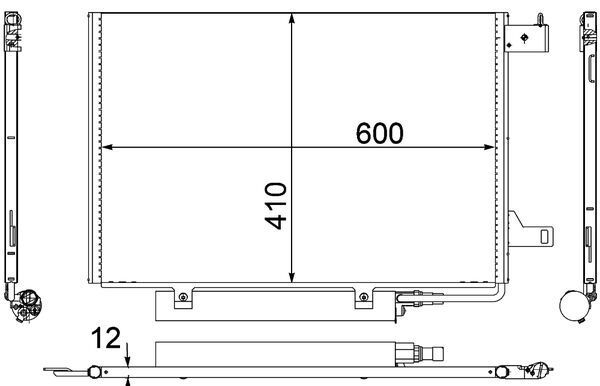 Product Image - Condensor, airconditioning - AC370000P - MAHLE