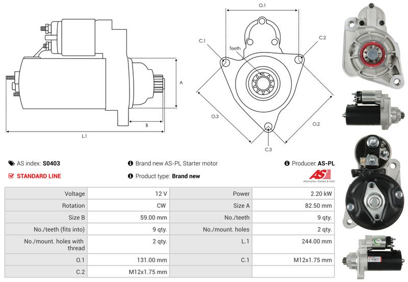 AS-PL S0403 Starter