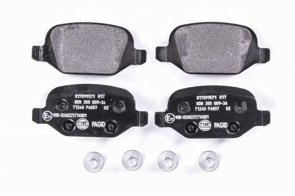 HELLA PAGID 8DB 355 009-361 Brake Pad Set, disc brake