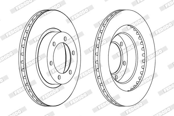 Disque+de+frein FERODO DDF1594C