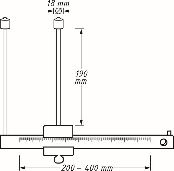 HAZET 4956-4 Vernier Calliper, brake disc thickness