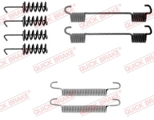 QUICK BRAKE tartozékkészlet, rögzítőfék pofa 105-0775