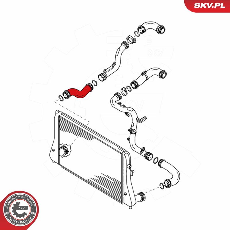 This part match OEM code: 1K0145832C