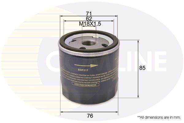 Оливний фільтр Comline EOF217