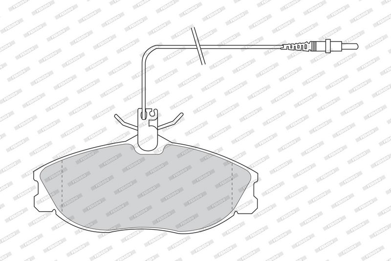 FERODO Plaquettes de frein à disque FDB1063
