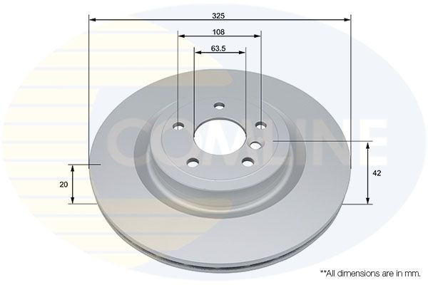 Comline Brake Disc ADC4065V