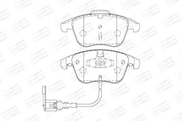 Колодки тормозные (передние) на Alhambra, Passat, Passat B8, Q3, Sharan, Tiguan