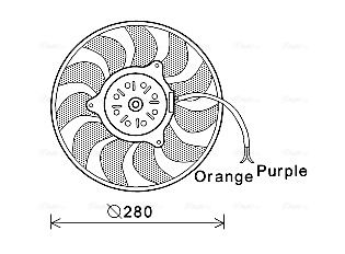 AVA QUALITY COOLING ventilátor, motorhűtés AI7517