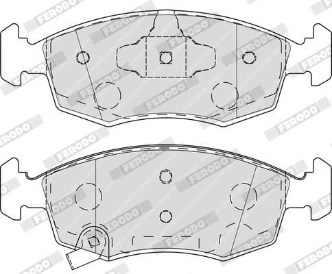 FERODO FDB4400 Brake Pad Set, disc brake