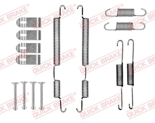 Комплект приладдя, гальмівна колодка, Quick Brake 105-0045