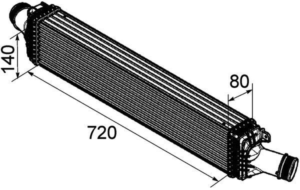 MAHLE CI 169 000P Charge Air Cooler