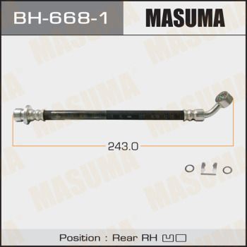 Гальмівний шланг, Masuma BH-668-1