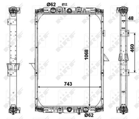 NRF 509541 Radiator, engine cooling