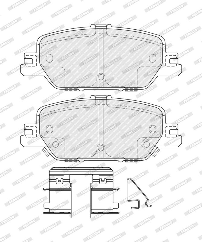 Remblokken set Achter , past: HONDA CR-V V 1.5-2.4 12.16-