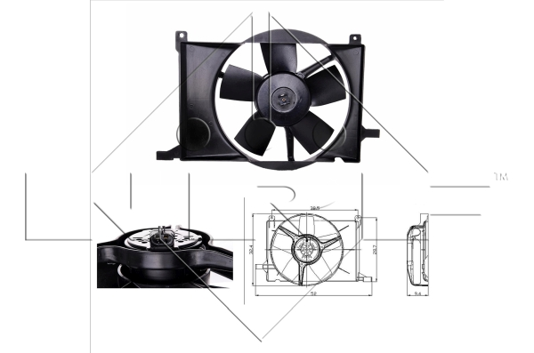 WILMINK GROUP ventilátor, motorhűtés WG1720113