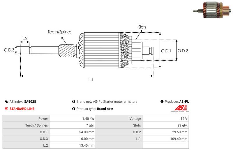 Ankur, starter, AS-PL SA5028