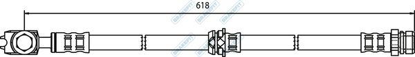 APEC Brake Hose BHO4189