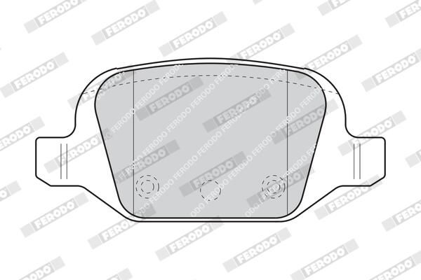 FERODO FDB1324 Brake Pad Set, disc brake