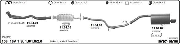 Sistema de gases de escape