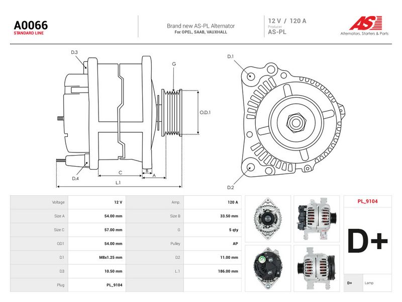 Generaator, AS-PL A0066
