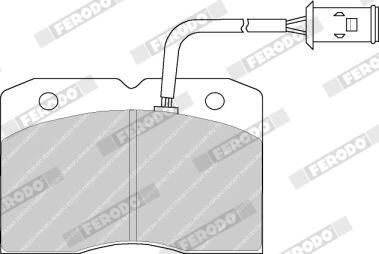 FERODO Plaquettes de frein à disque FVR655
