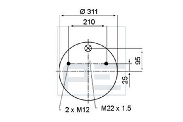 Mech, pneumatické odpružení 084.059-71A