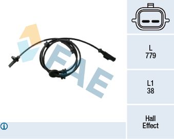 FAE érzékelő, kerékfordulatszám 78437