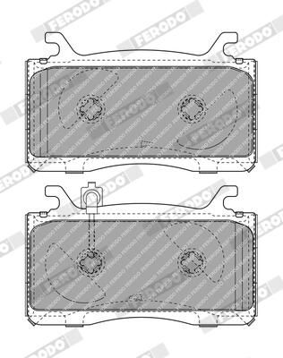 FERODO Plaquettes de frein à disque FDB4932
